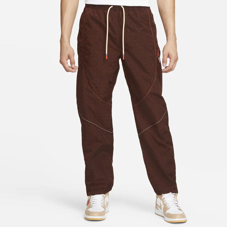 Air Jordan x Maison Chateau Rouge Crossover Woven Lacing Sports Pants Asia Edition Light Yellow DN3659-226