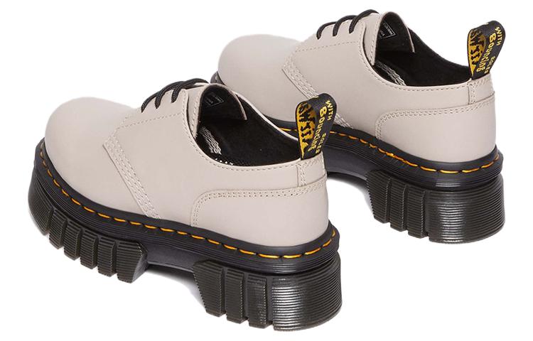 (WMNS) Dr. Martens Audrick Nappa Lux Leather Platform 'Vintage Taupe' 27147348