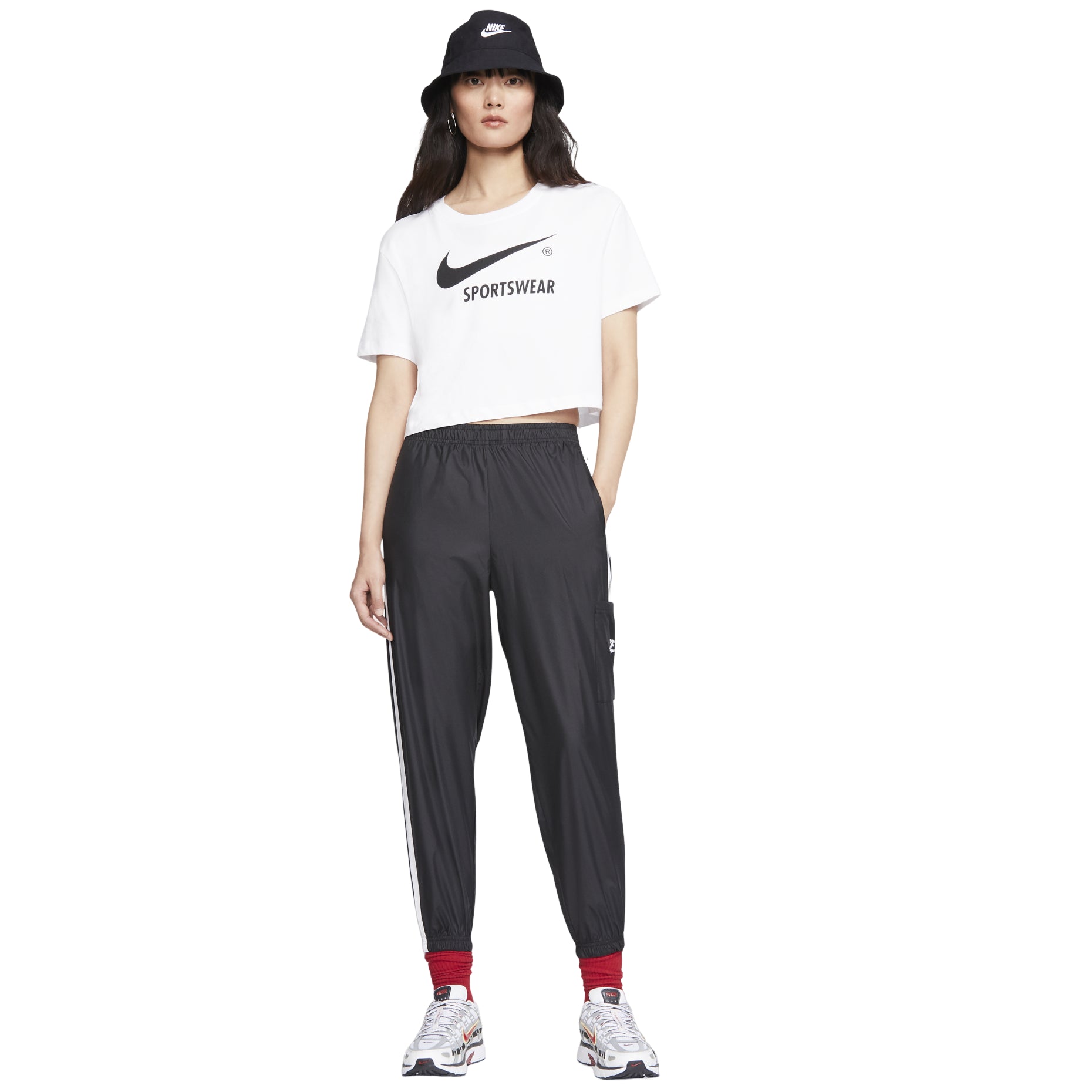 (WMNS) Nike AS W Nike Sportswear Pant WVN Black CJ7347-010