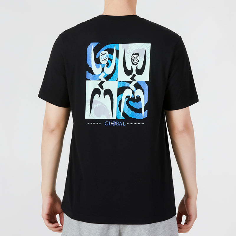 Men's Nike Logo Printing Casual Short Sleeve Black T-Shirt DQ1070-010
