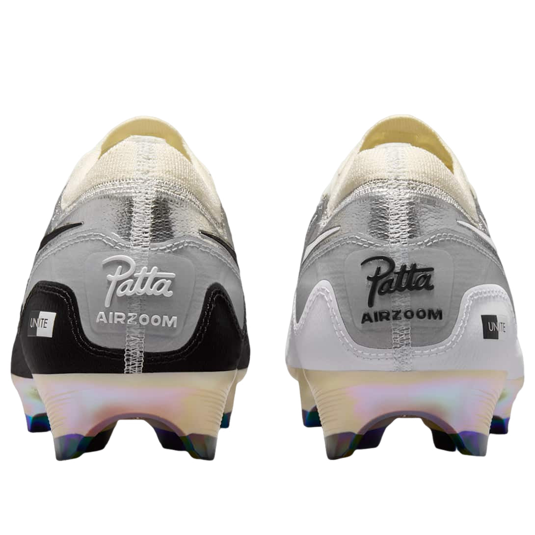 Nike x Patta Mercurial Zoom Vapor 16 Elite FG SE 'Metallic Silver Coconut Milk' IQ3365-001