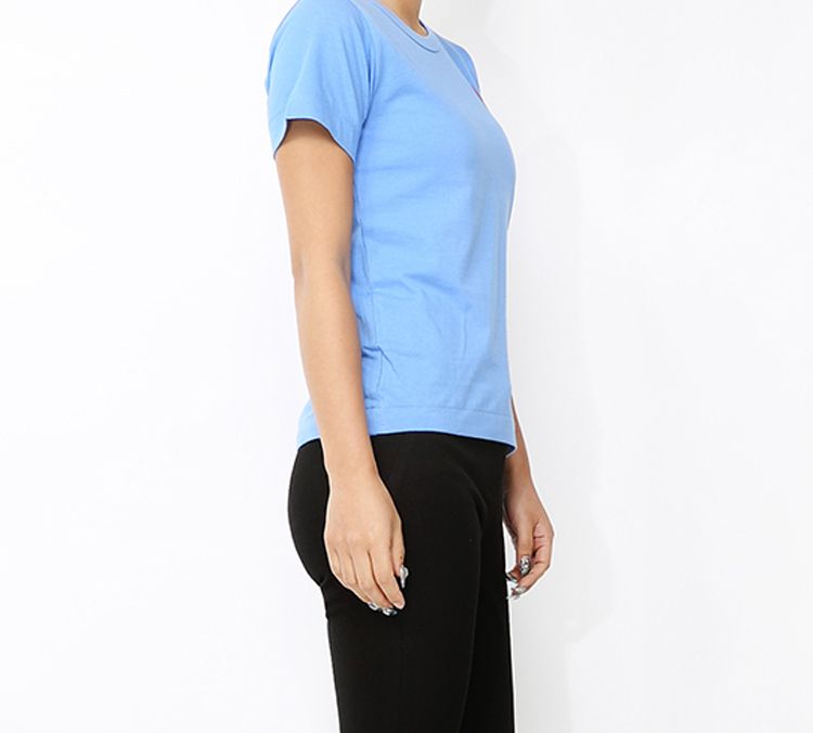 (WMNS) COMME des GARCONS PLAY FW25 T-Shirt 'Blue' AZ-T211-051-1