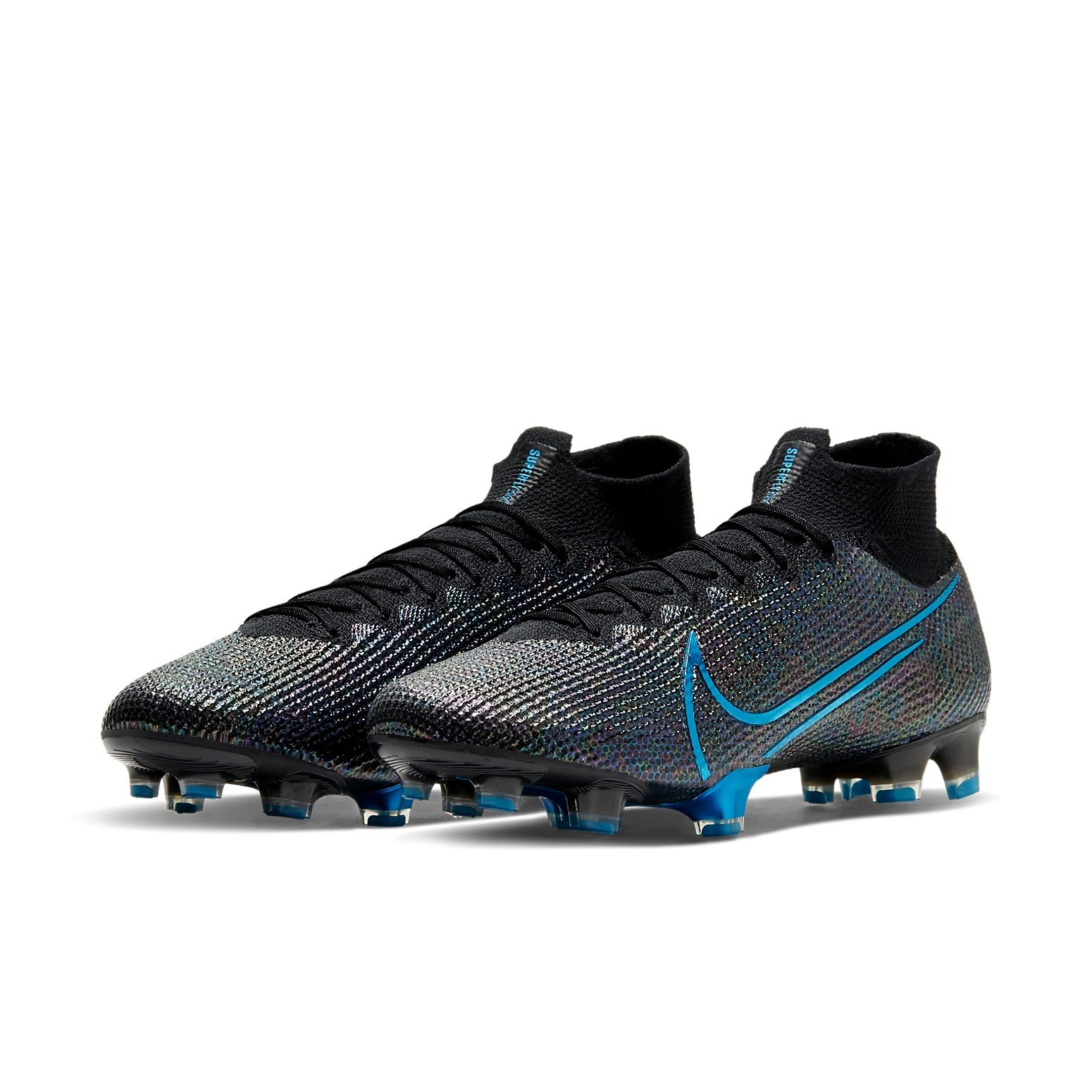 Nike Mercurial Superfly 7 Elite FG 'Black Laser Blue' AQ4174-049