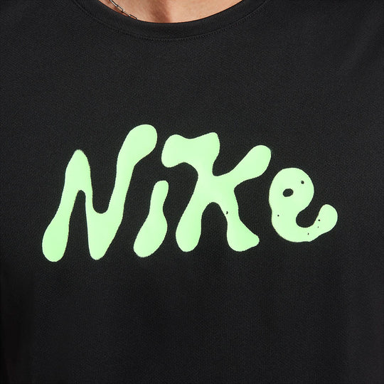 Nike Dri-FIT UV Miler Studio '72 Short Sleeve Running Top 'Black' FB7947-010