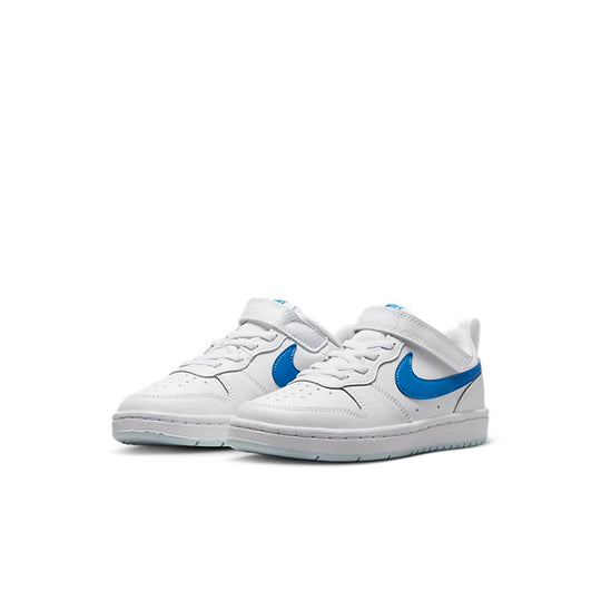 (PS) Nike Court Borough Low 2 'White Photo Blue' BQ5451-123