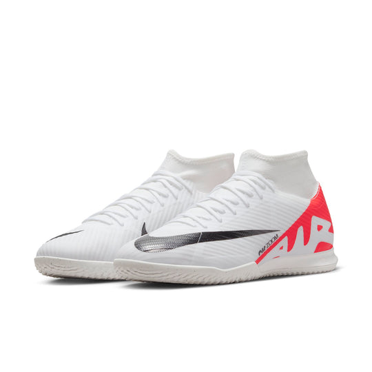 Nike Zoom Superfly 9 Academy IC 'White Black Crimson' DJ5627-600