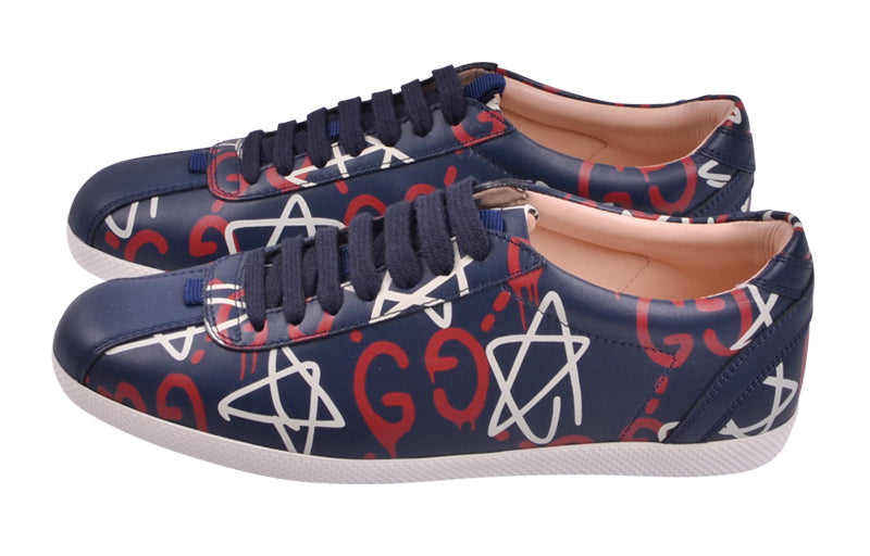 (WMNS) Gucci Apollo Star Leather GG Logo 'Navy' 408527-DSV30-4185
