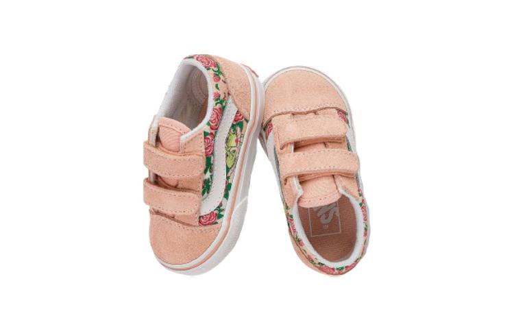 (TD) Vans Old Skool Hook And Loop Shoes 'Frog Frolic' VN0A4VJJN4N