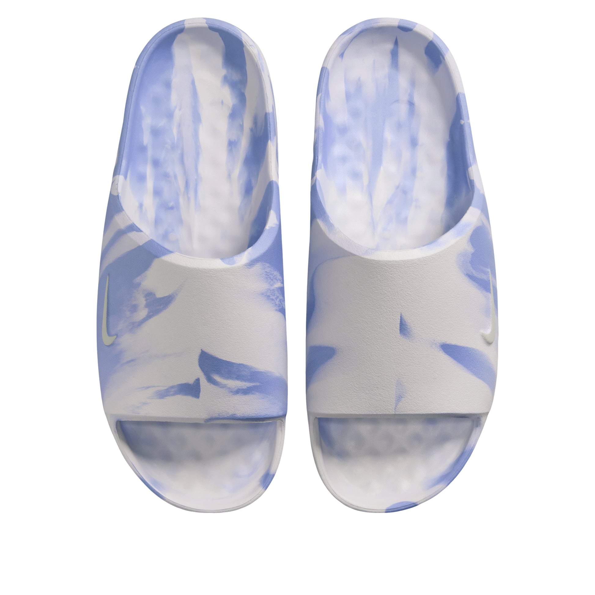 (WMNS) Nike Calm 2.0 Marbled Slides 'Summit White Football Grey' II7271-101