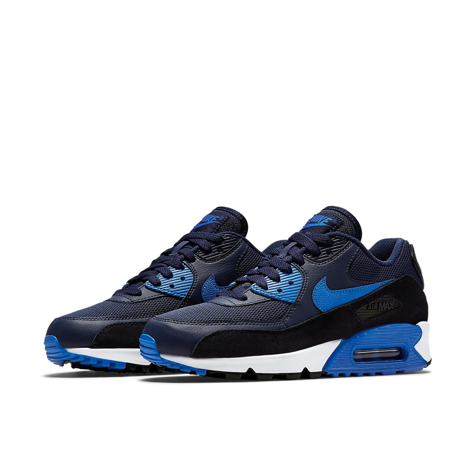 (WMNS) Nike Air Max 90 'Black Blue' 616730-401
