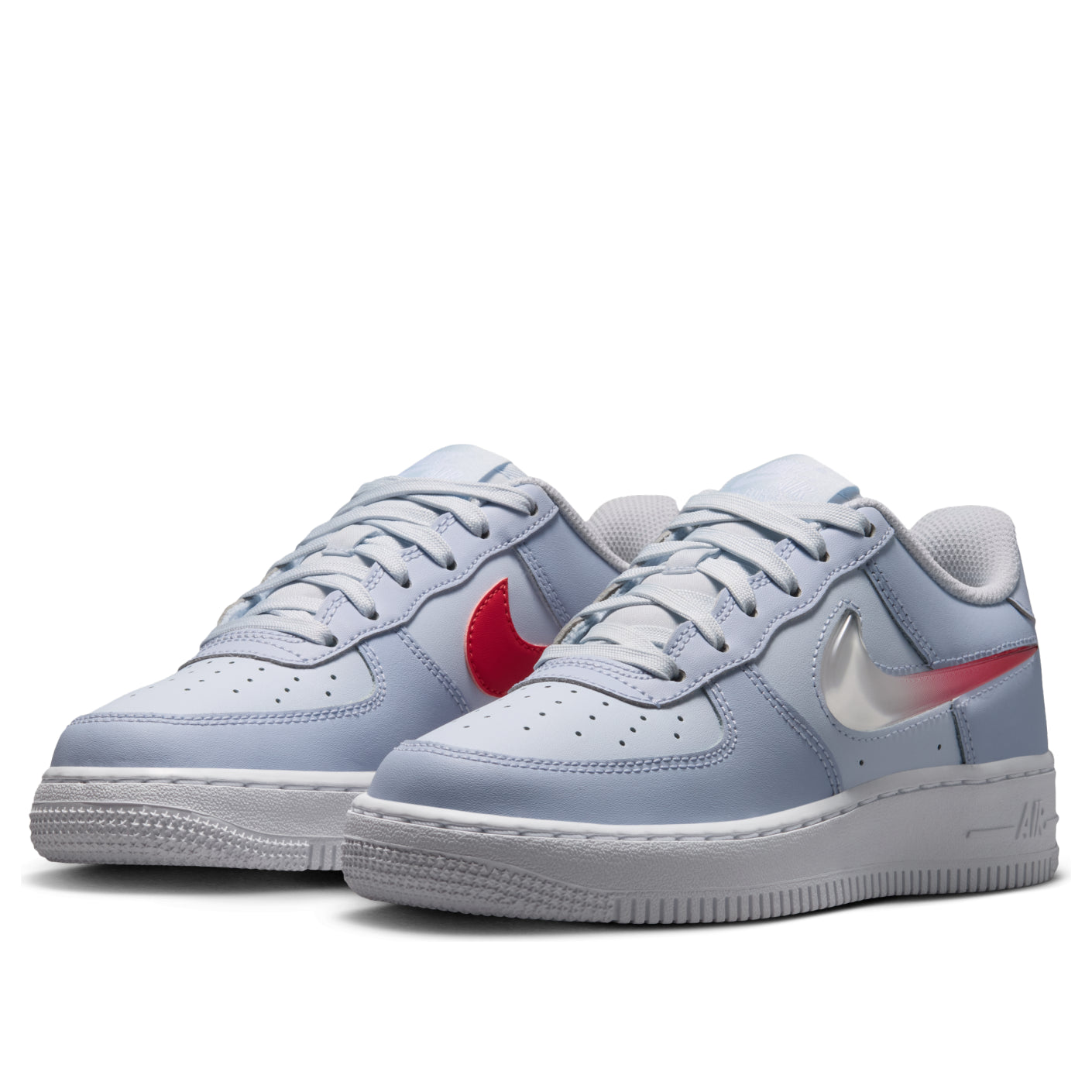 (GS) Nike Air Force 1 'Football Grey Ghost Tropical Pink' IR0595-001