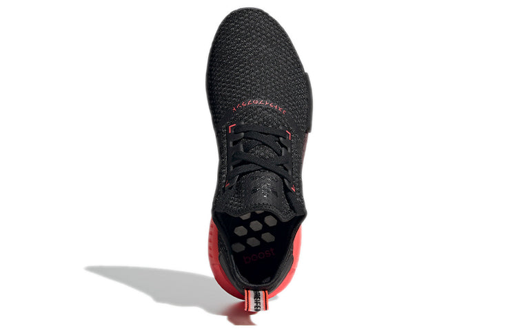 adidas NMD_R1 Knit 'Black Signal Pink' FV1738
