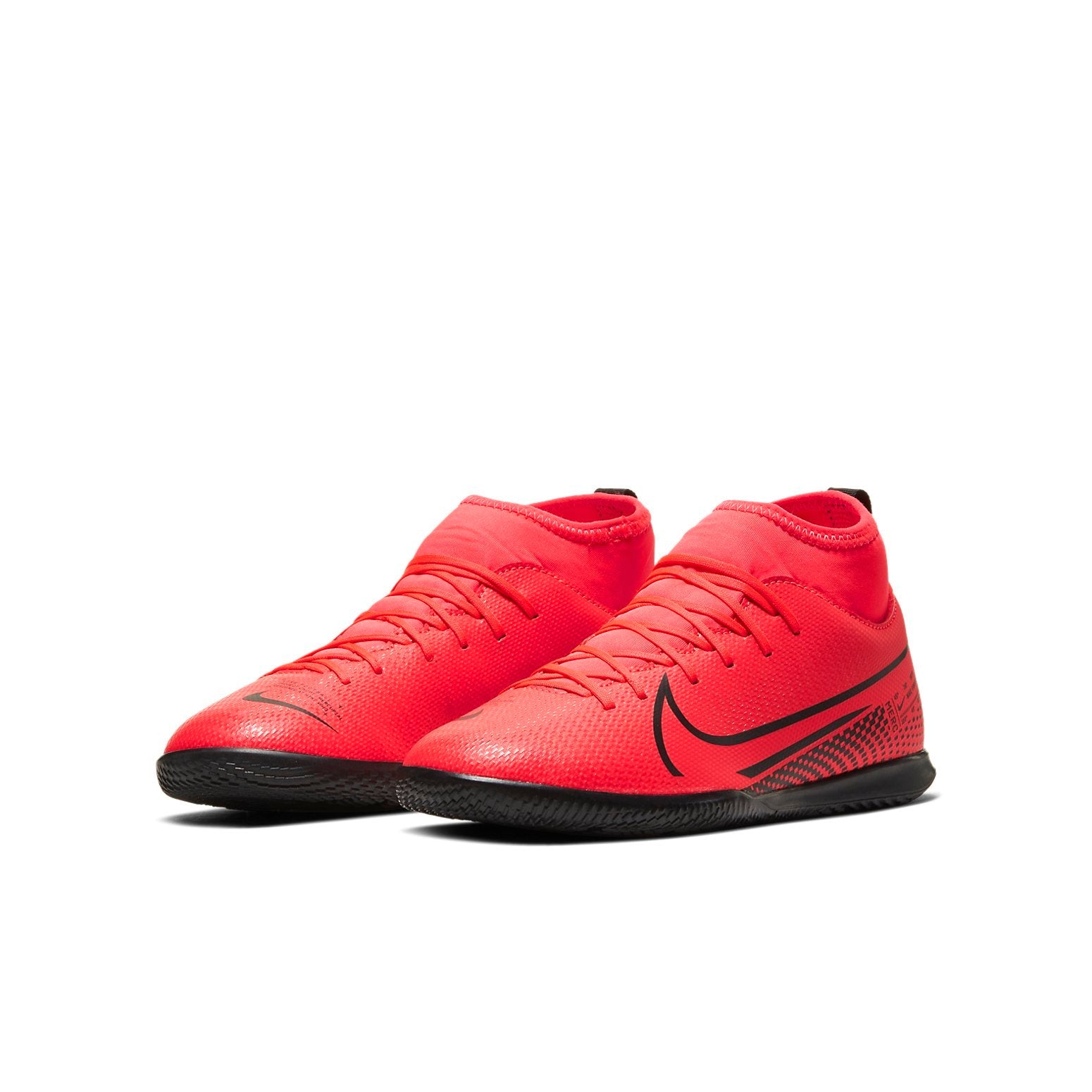 (GS) Nike JR Mercurial Superfly 7 Club IC 'Red Black' AT8153-606