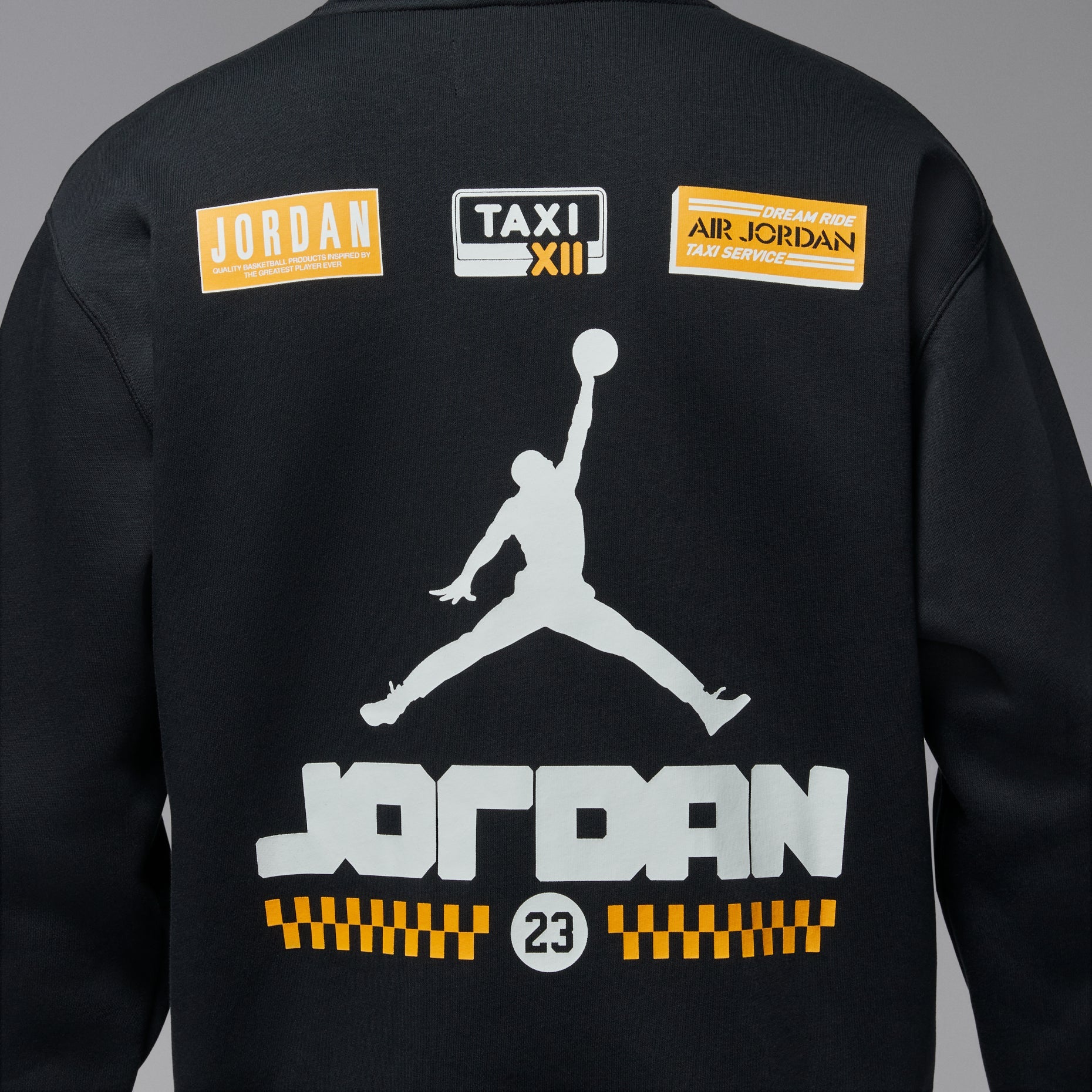Air Jordan AJ12 Fleece Hoodie 'Taxi'  IQ6974-010