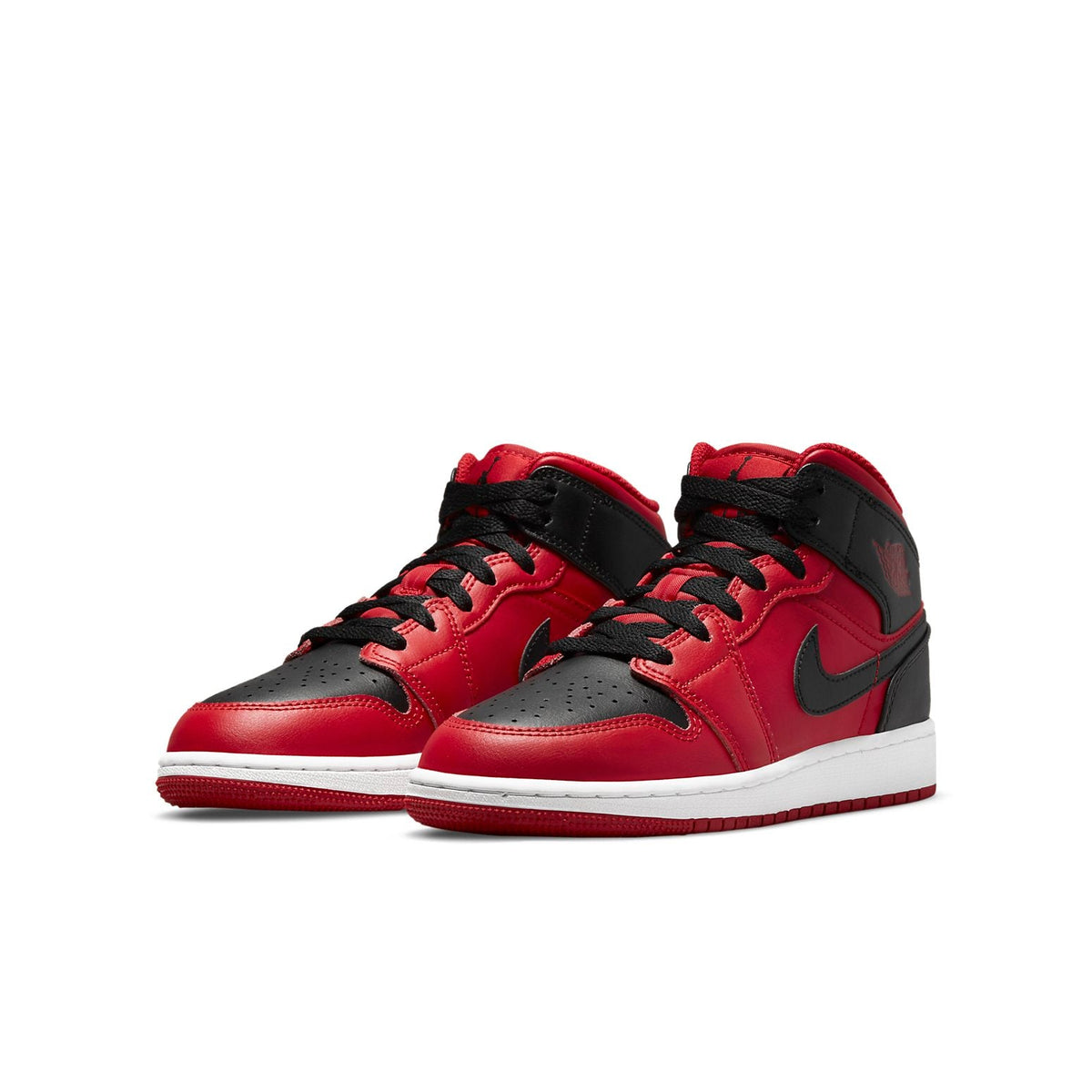 (GS) Air Jordan 1 Mid 'Reverse Bred' 554725-660