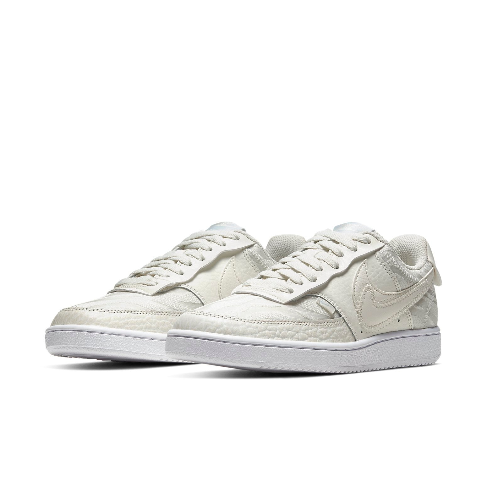 (WMNS) Nike Court Vision Low Premium 'Stacked Swoosh - Sail' CI7599-100