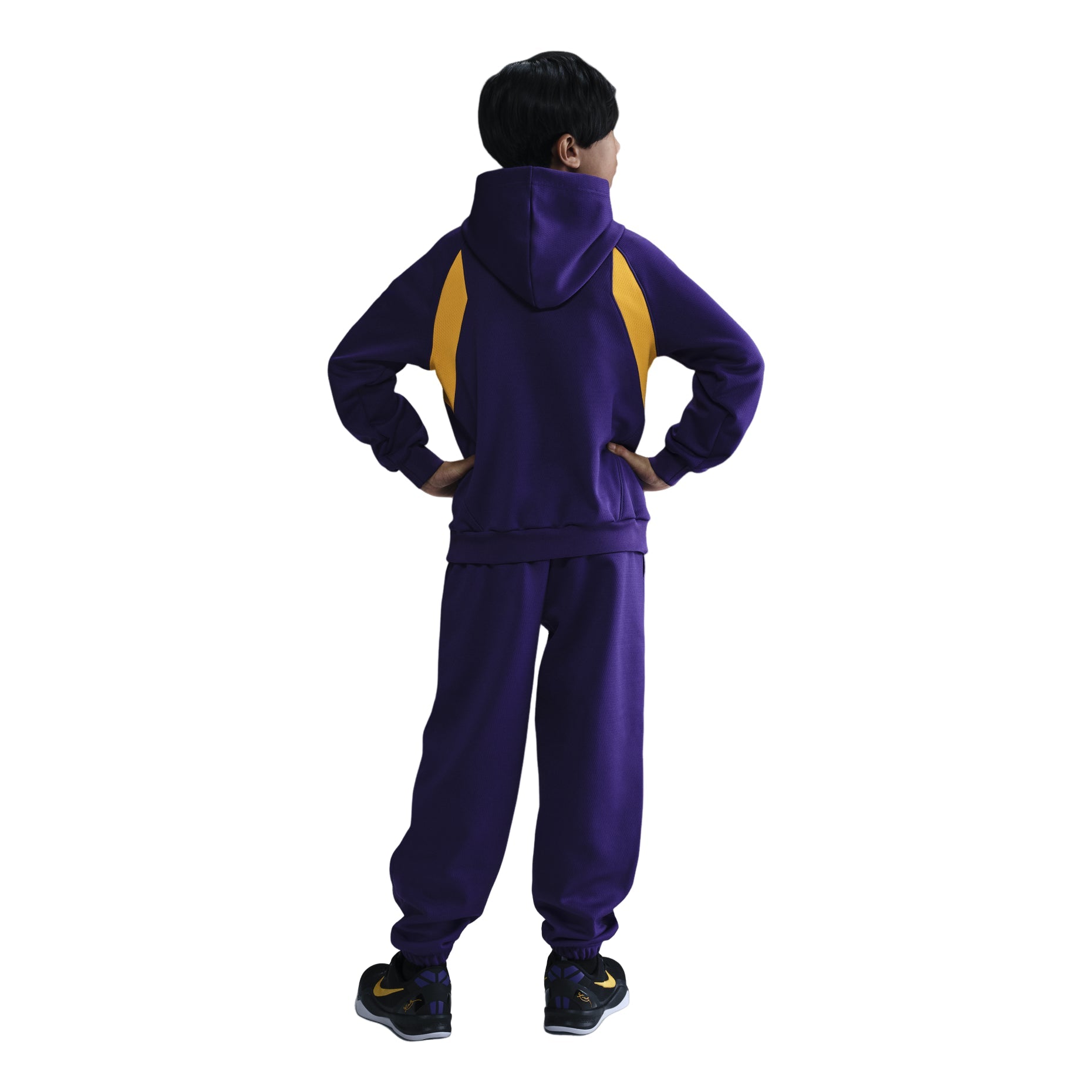 (GS) Nike Kobe Therma-FIT Pullover Hoodie 'Court Purple Univesity Gold' HJ1028-547