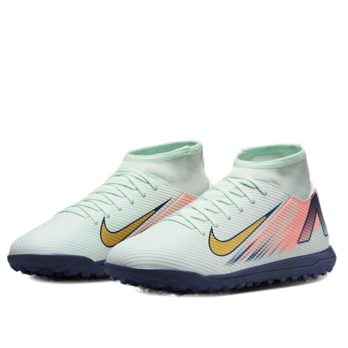 (GS) Nike Jr. Superfly 10 Club Mercurial Dream Speed TF 'Barely Green Crimson Metallic Gold' FZ1610-300