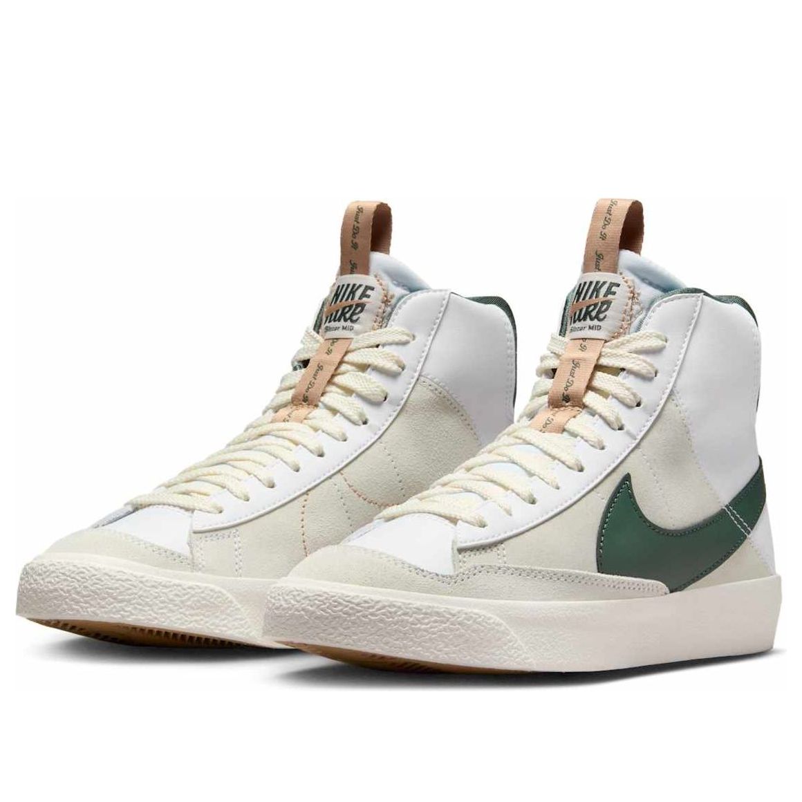 (GS) Nike Blazer Mid '77 SE 'White Pale Ivory Vintage Green' FZ0999-100