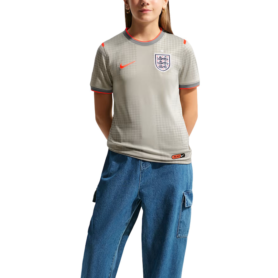(GS) Nike x England x Palace Cryoshot T-Shirt 'Pewter Grey Bright Crimson' IB5404-052