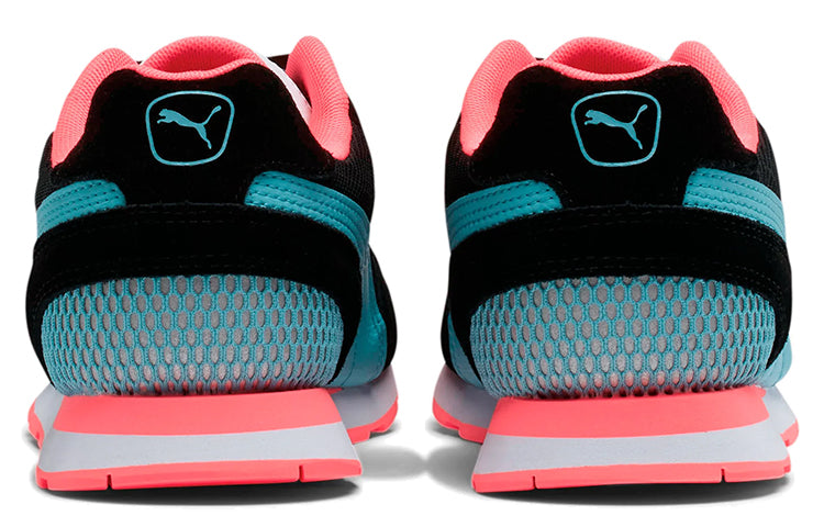 (WMNS) PUMA Vista Meatallic Sneakers Black/Blue/Pink 372250-01