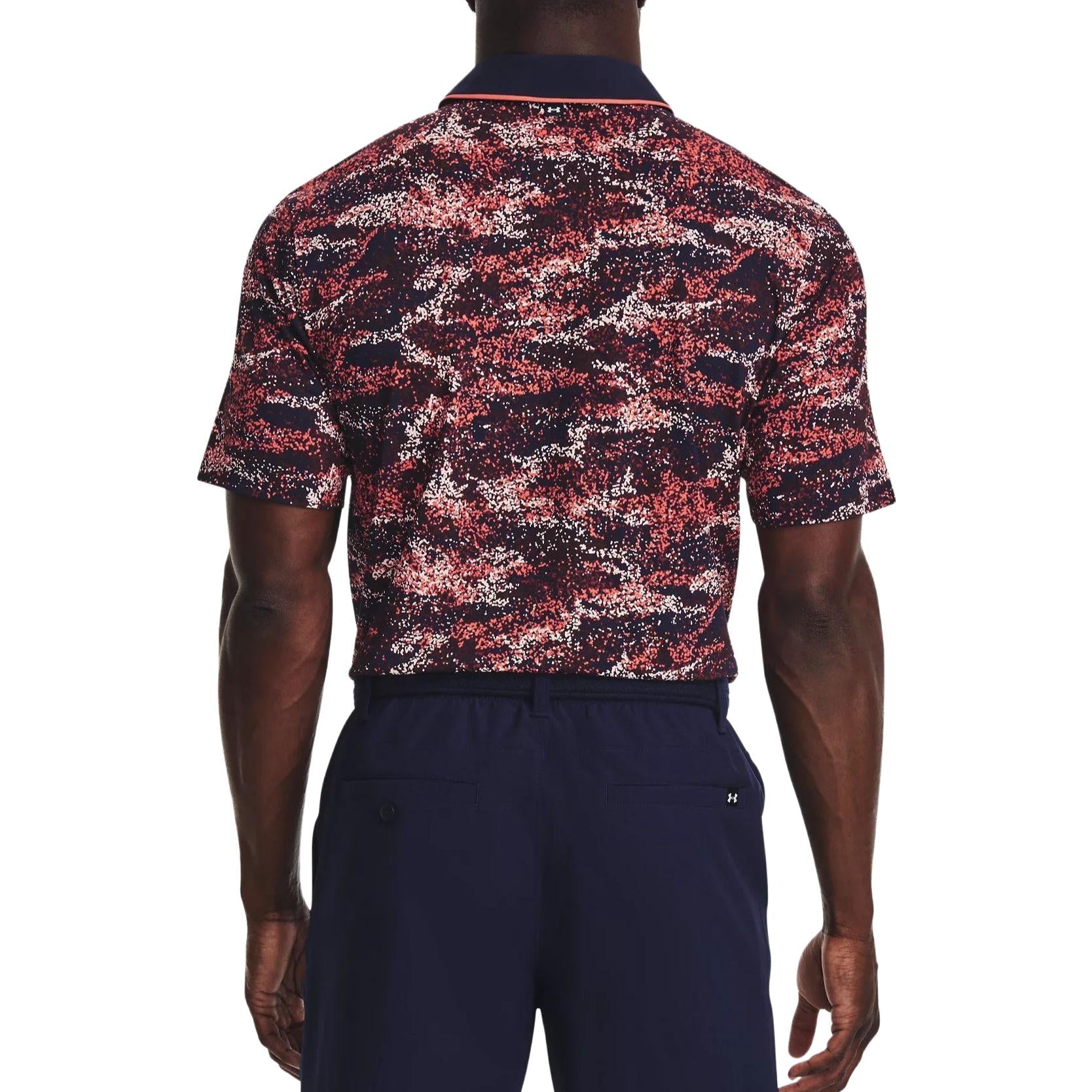Under Armour Iso-Chill Edge Polo Shirt 'Red Navy' 1377365-410
