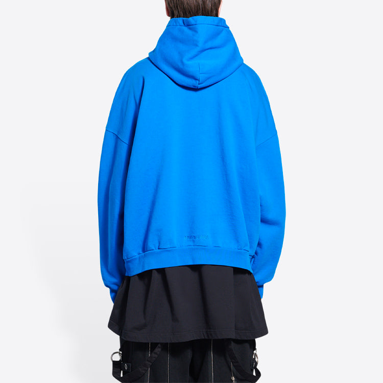 Balenciaga x THE SIMPSONS Cotton Hoodie Wide Fit 'Blue' 674986TLVG84210