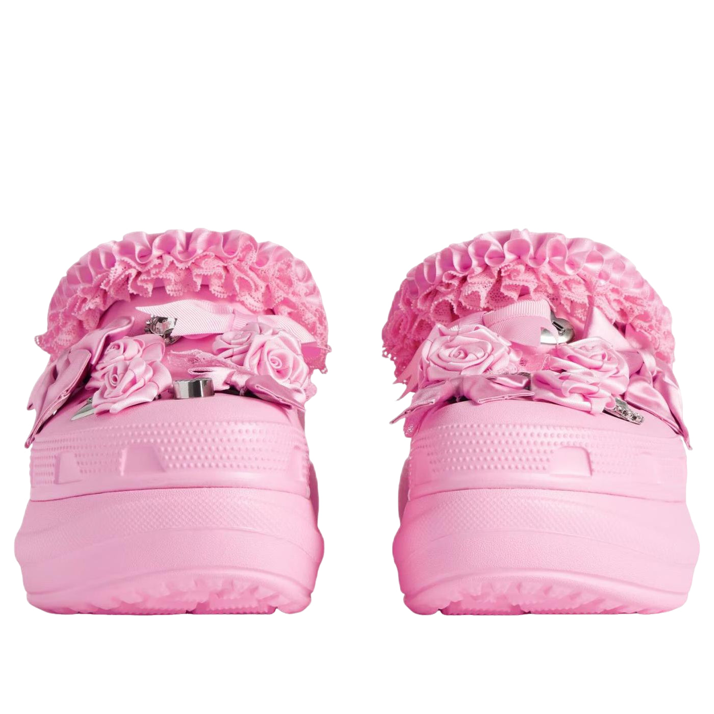 (WMNS) Balenciaga x Crocs Mule Jibbitz 'Light Pink' 720762W0FPA5108