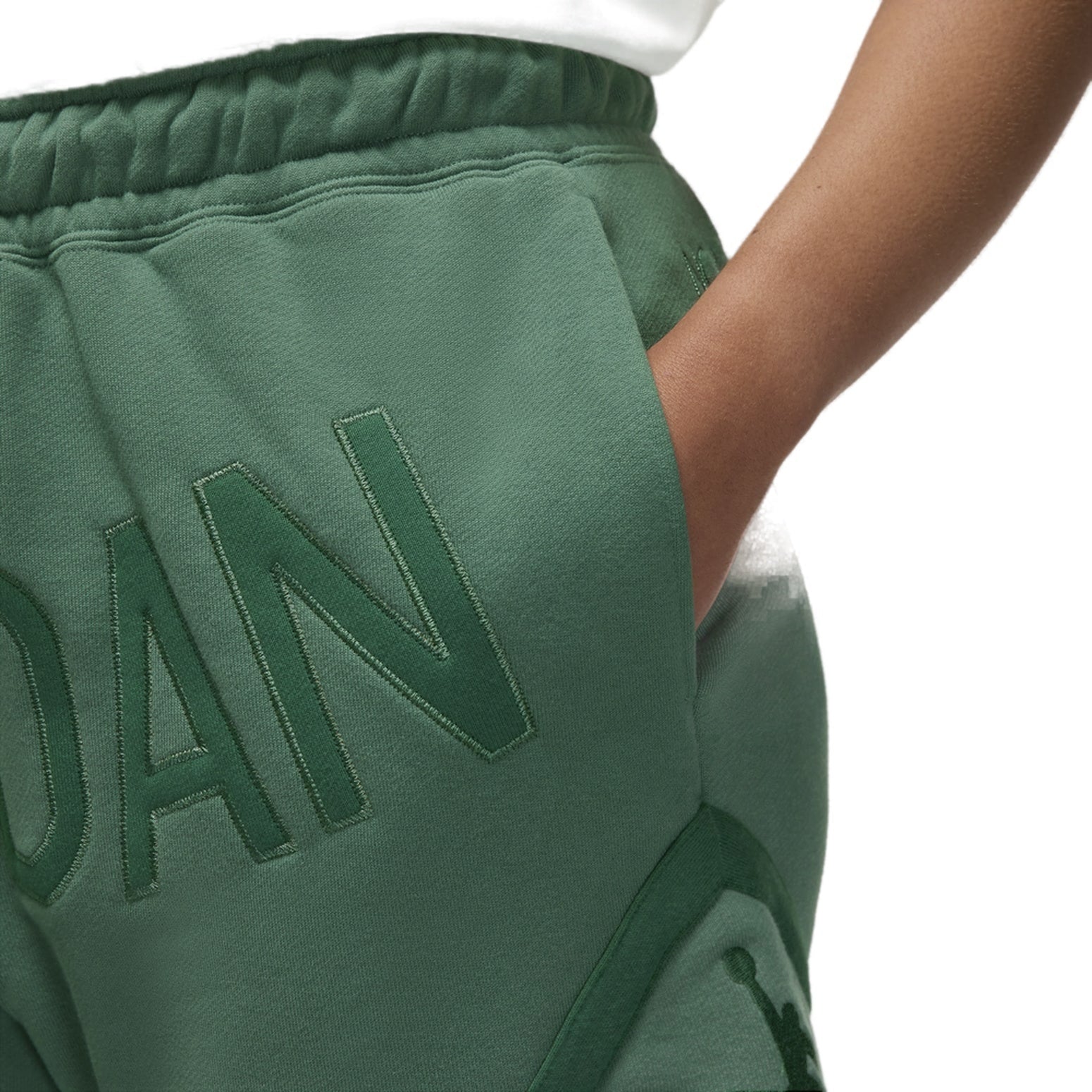 Air Jordan x Nina Chanel Abney Fleece Shorts 'Green' HF1650-398