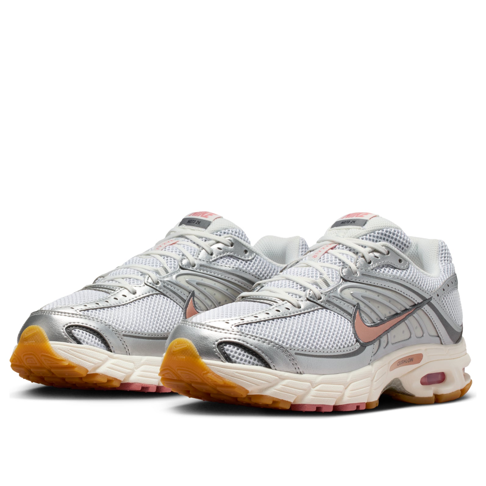 (WMNS) Nike Air Max Moto 2K 'White Metallic Silver Metallic Dark Grey Metallic Red Bronze' IQ0365-100