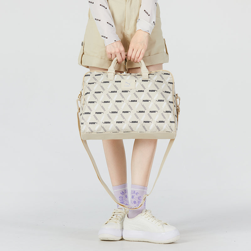 (WMNS) PUMA Classics Grip Bag 'Beige White Black' 079164-02