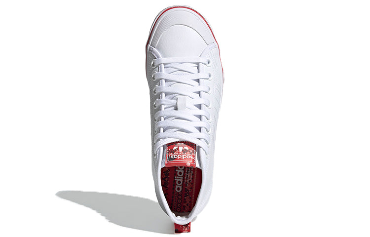 (WMNS) adidas Nizza Platform Mid 'White' GV9743