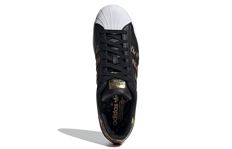adidas Superstar Shoes 'Core Black Fox Orange' FX5539