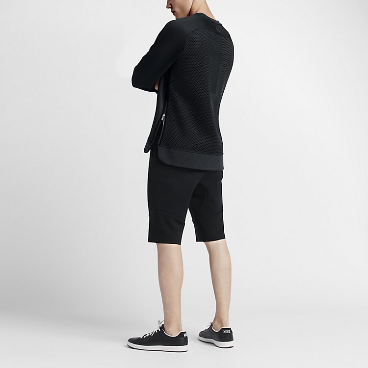Nike Court Fleece Crew 'Black White' 744010-010