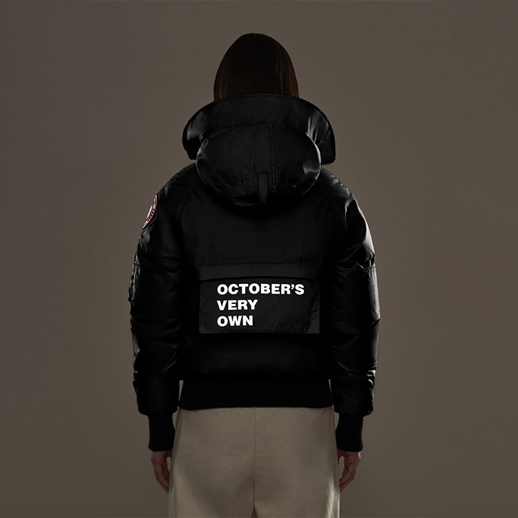 Canada Goose x OVO Chilliwack Reflective strip flyer Jackets Black 7951LOV-61