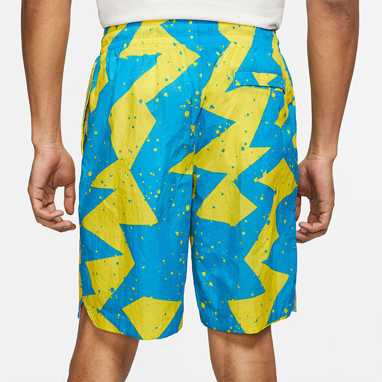 Air Jordan Jumpman Poolside 9 Breathable Casual Shorts Blue CJ4702-446