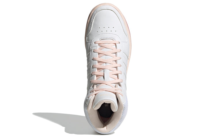 (WMNS) adidas Hoops 2.0 Mid 'White Power Pink' FW9355
