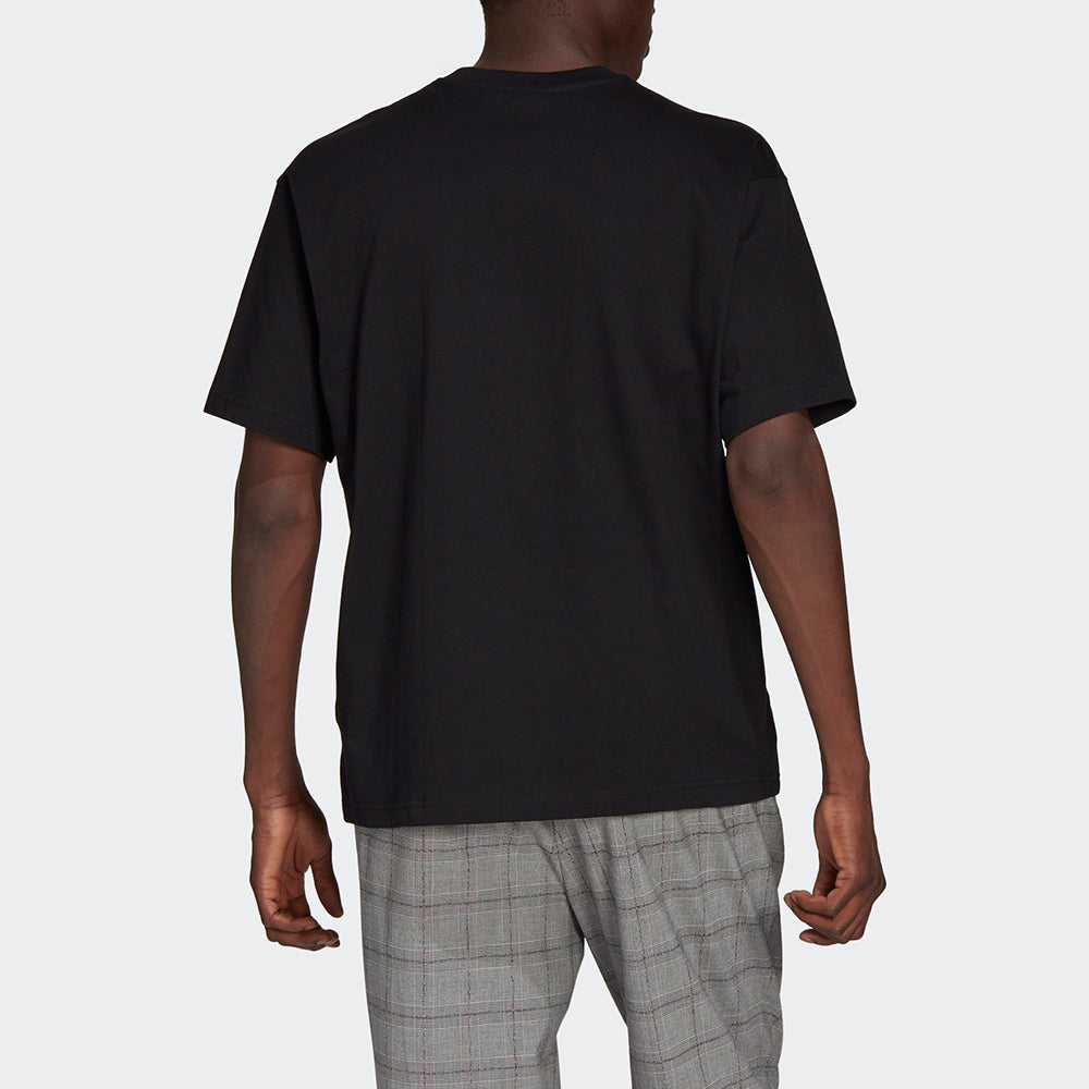 adidas originals Premium Tee Embroidered Logo Sports Short Sleeve Couple Style Black GN3394