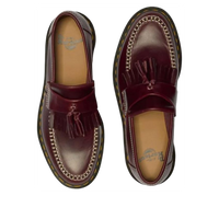(WMNS) Dr. Martens Adrian Tassel Orleans Leather Loafers 'Cherry Red' 42849600