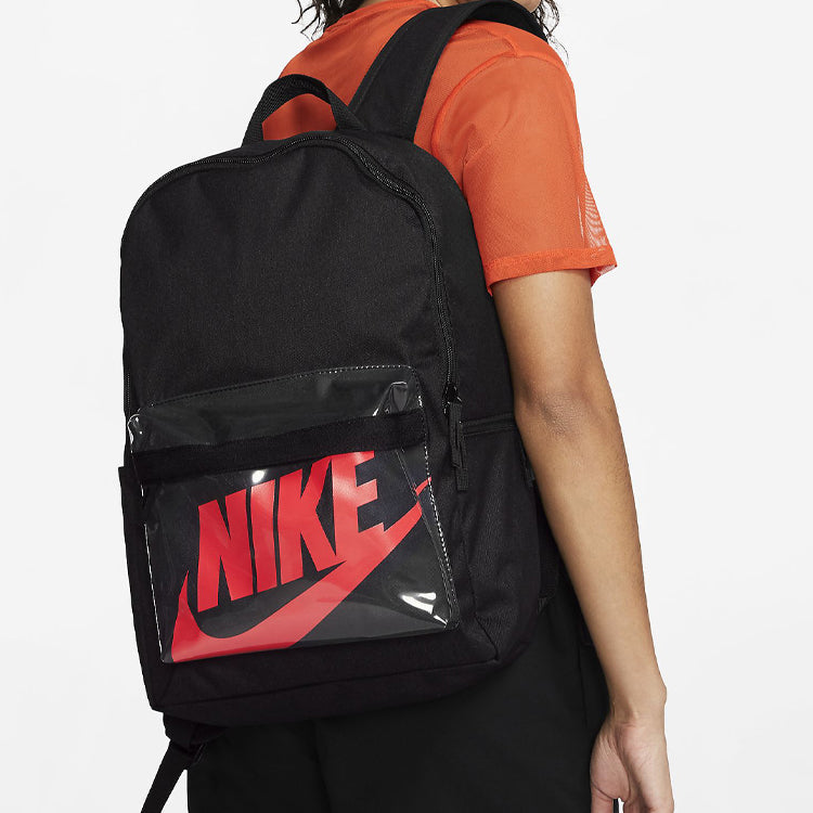 Nike Heritage 2.0 Backpack 'Black Red' BA6175-010