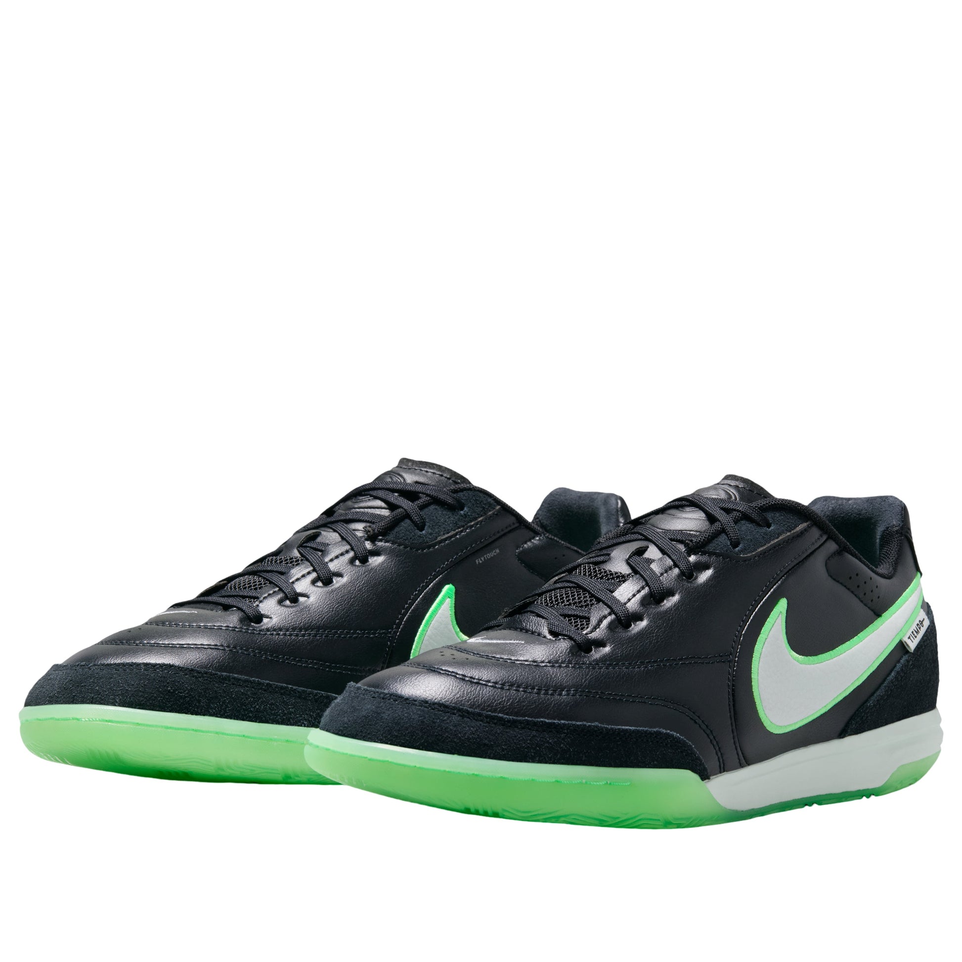 Nike Tiempo Street Gato Indoor Court 'Black Illusion Green' HQ7017-001