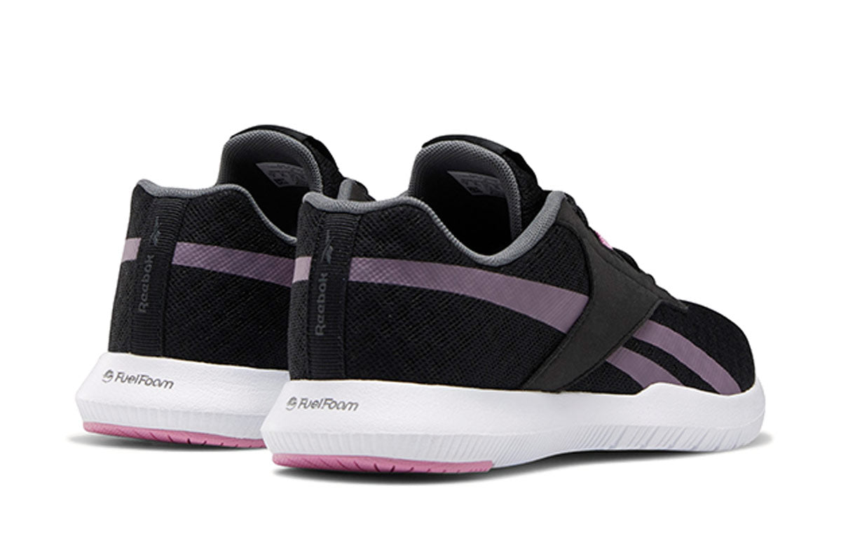 (WMNS) Reebok Reago Essential 2.0 'Black White Purple' EH3206