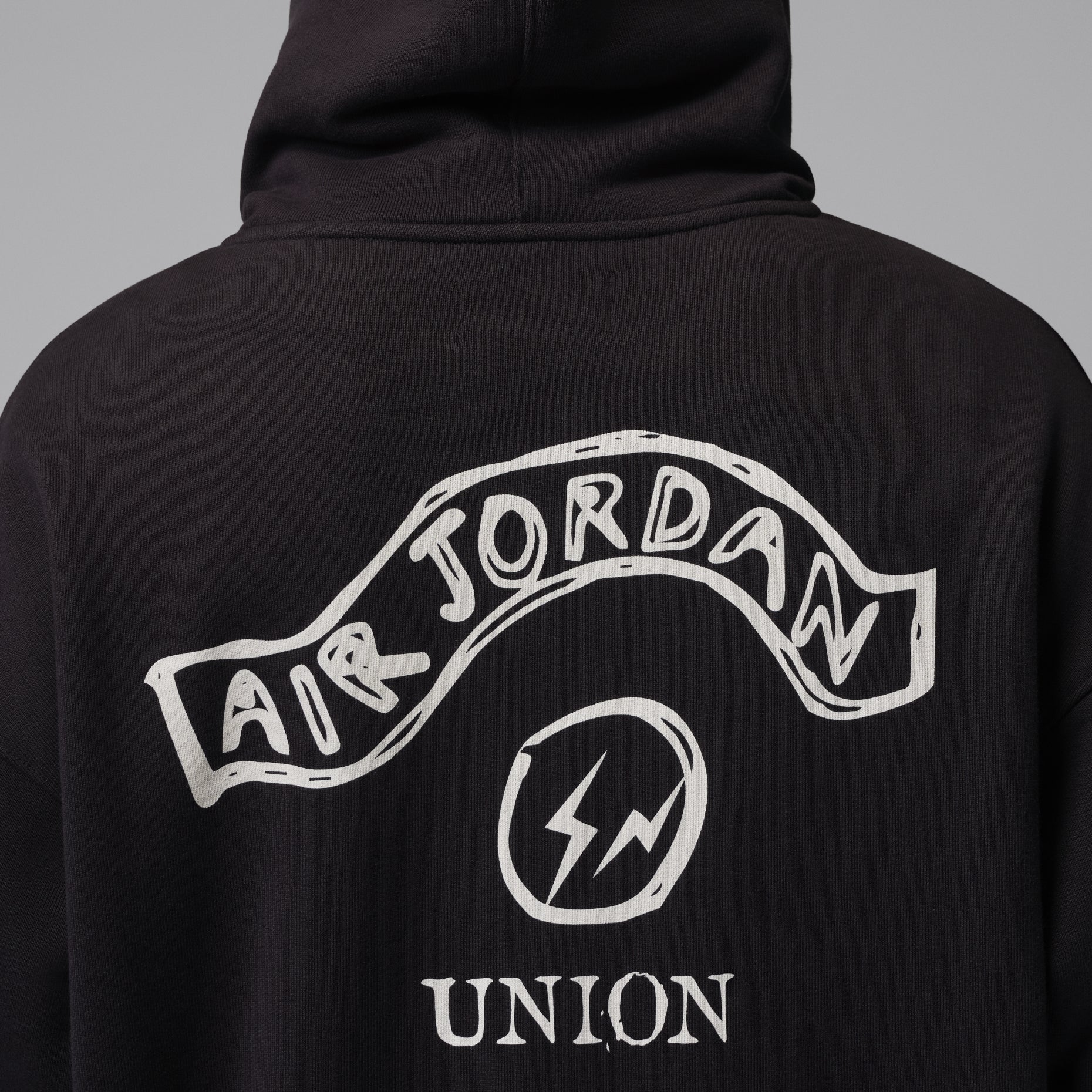 Air Jordan x Union x Fragment Full-Zip Up Hoodie 'Black Pale Ivory' IR0641-010