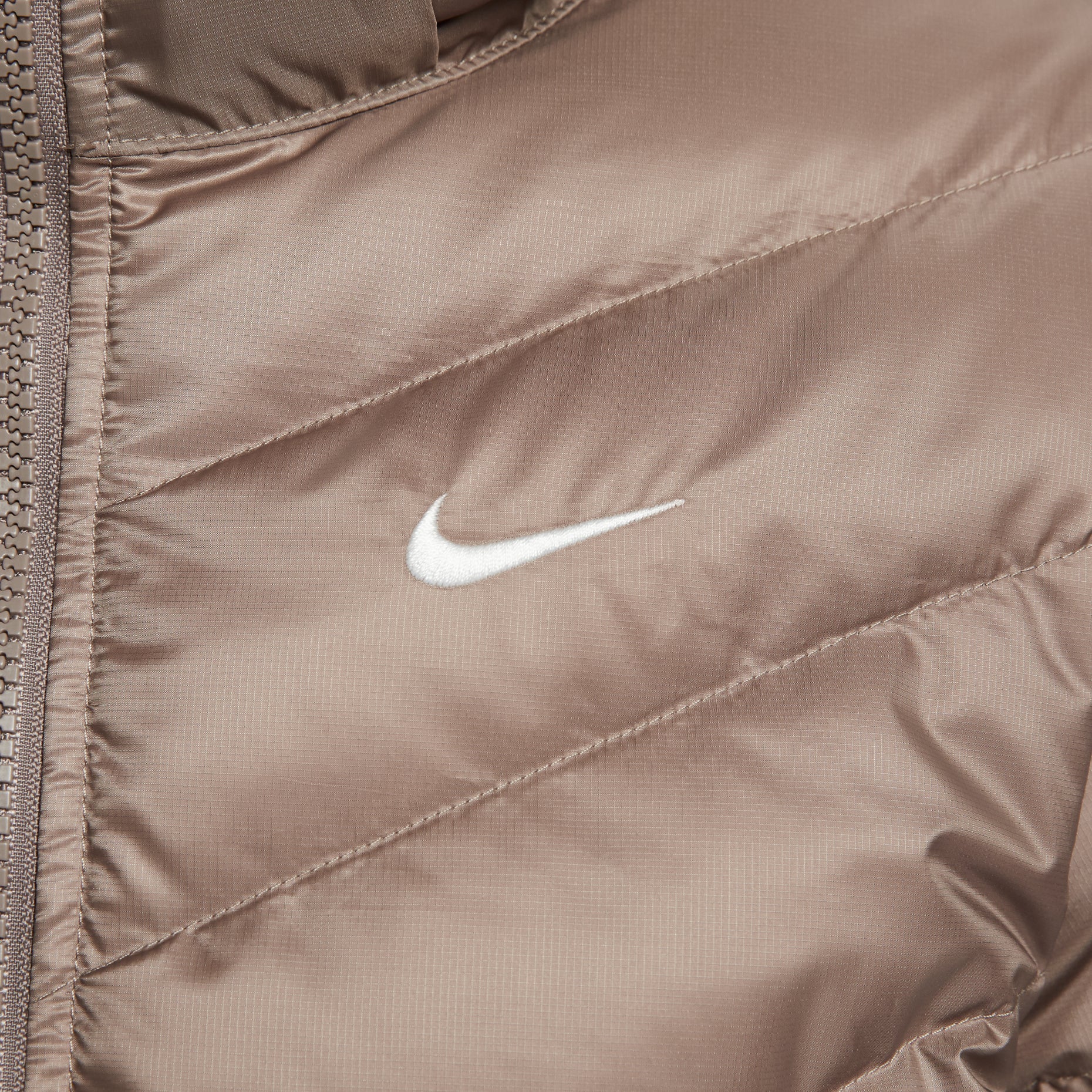 (WMNS) Nike Sportswear Windpuffer Therma-Fit Hooded Puffer 'Mink Brown'  HV5106-214