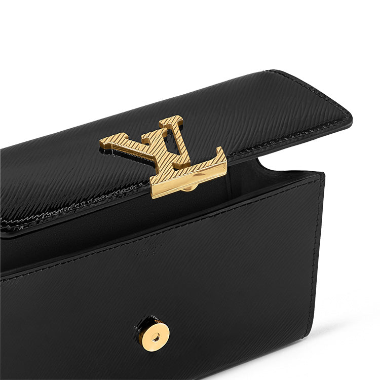 (WMNS) LOUIS VUITTON Pochette Louise Epi Leather Handbag 'Black' M23756