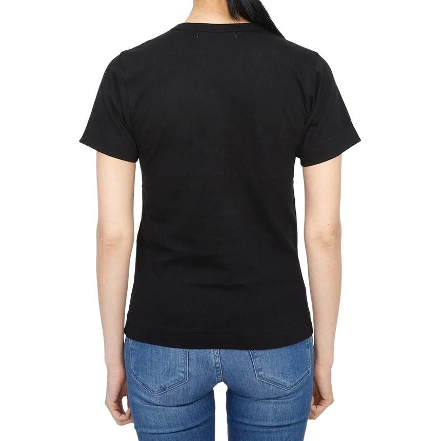 (WMNS) COMME des GARCONS PLAY FW25 x Invader Heart T-Shirt 'Black' AZ-T321-051-1