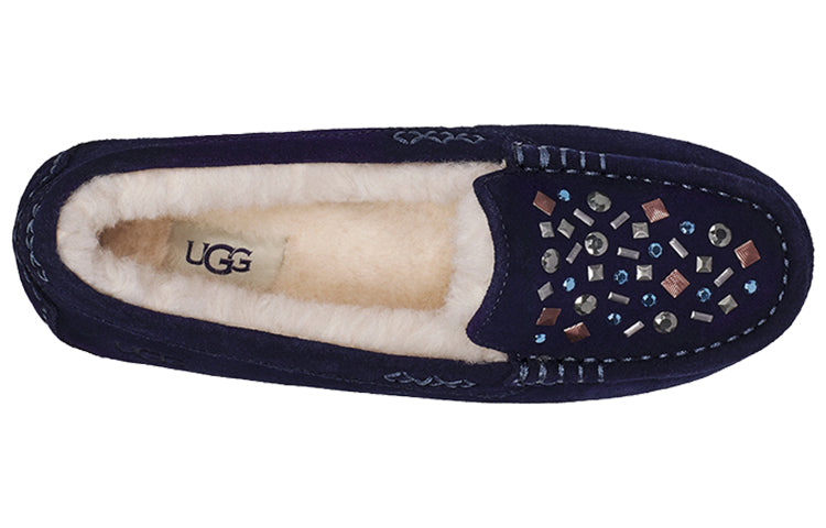 (WMNS) UGG Ansley Stud 2 (Rivets) Slip on Navy 1119100-MDL