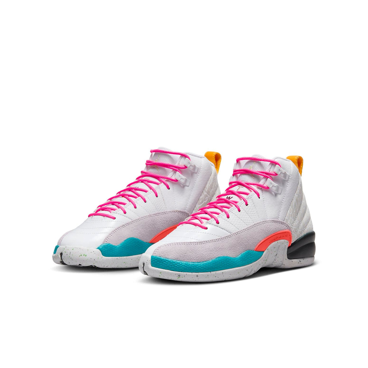 (GS) Air Jordan 12 Retro 'White Vapor Green' 153265-130