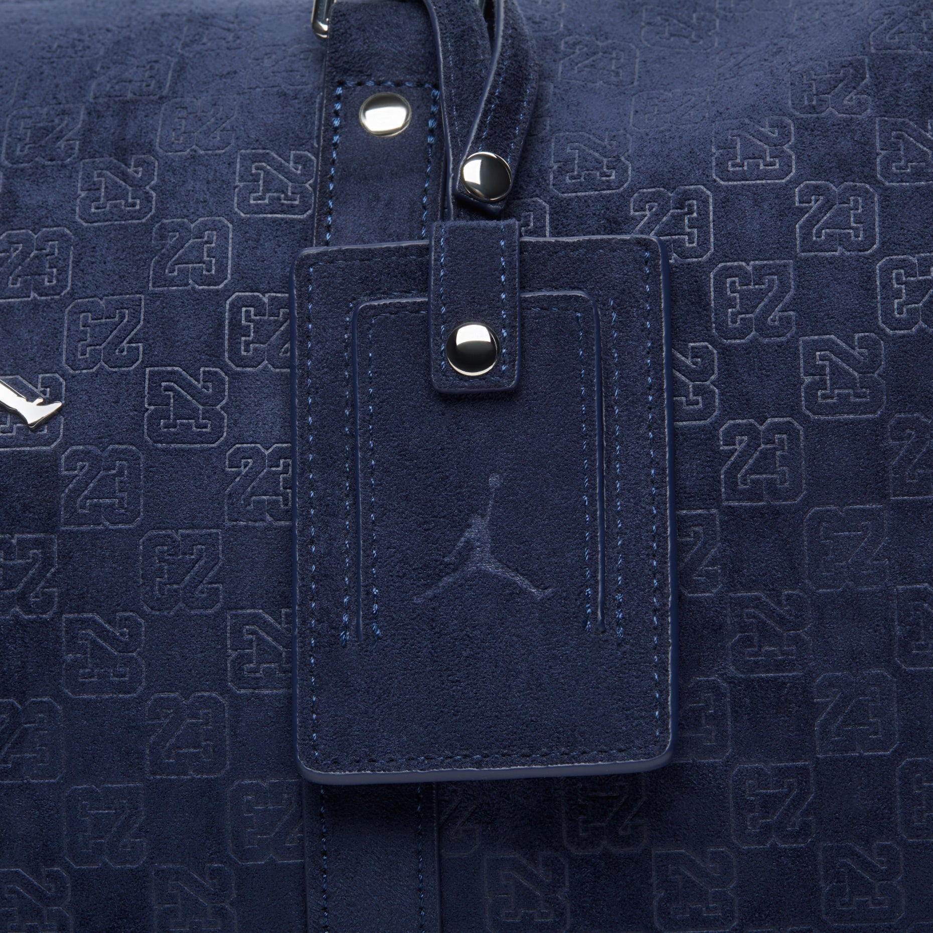Jordan Suede Monogram Duffel 25L 'Midnight Navy' IQ5742-410