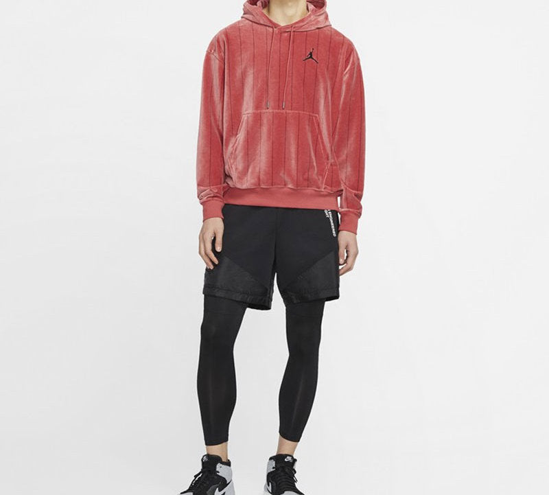 Men's Air Jordan Air Stripe Fleece Red CD5740-605